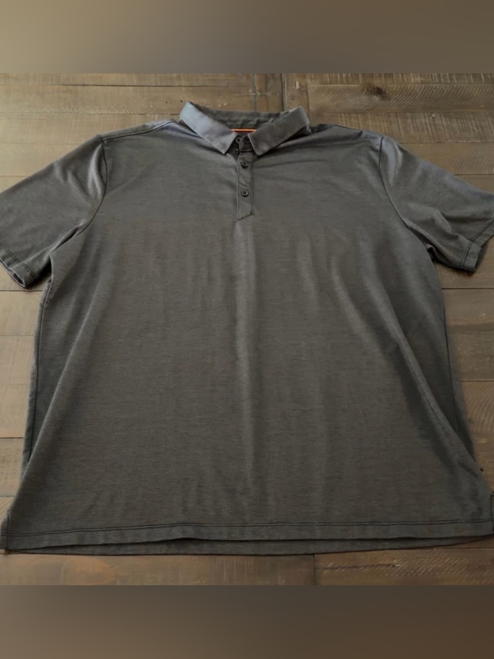 Men's Modern Ambition Black/Gray Polo Shirt XL